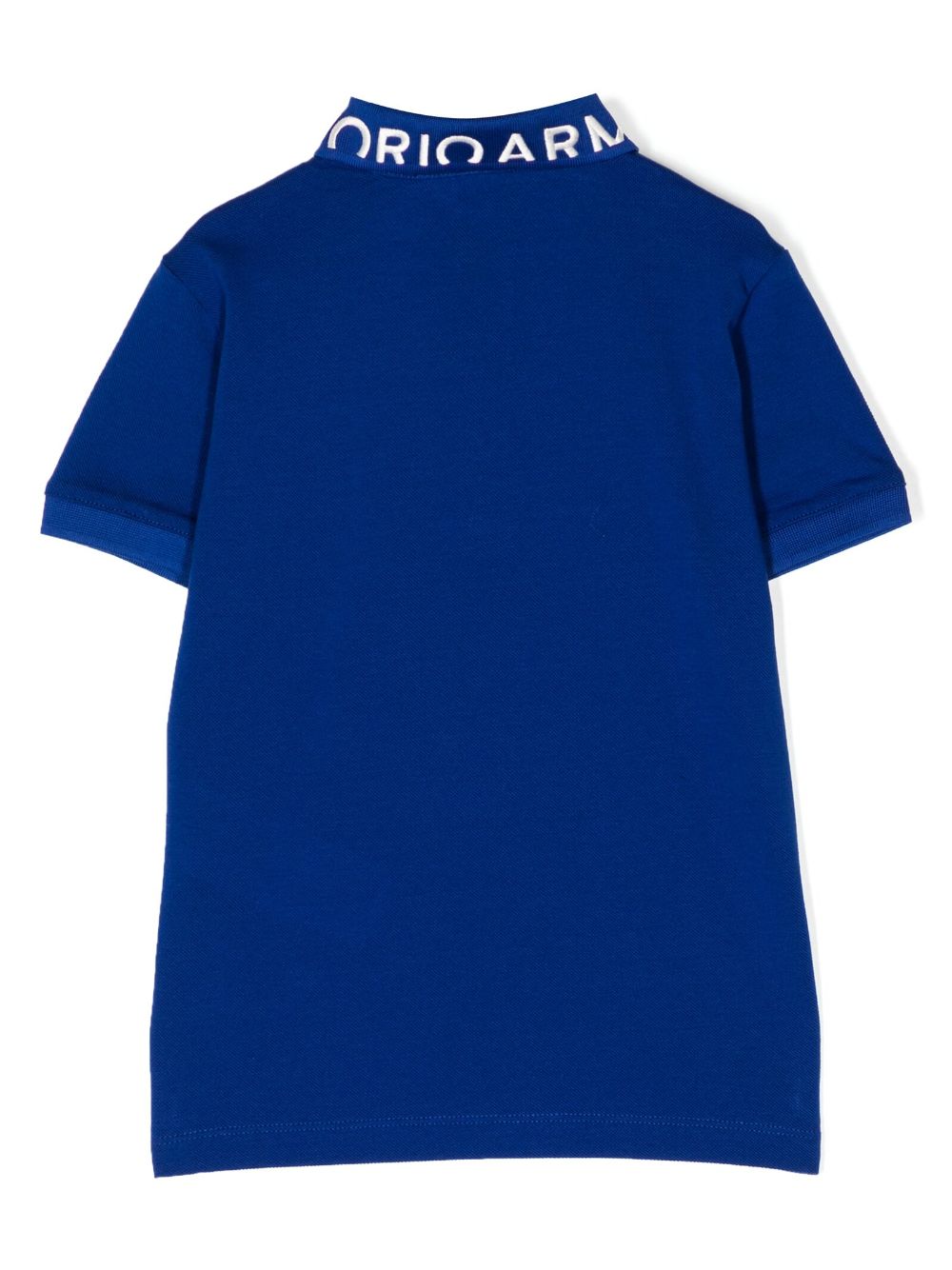 Emporio Armani Kids Poloshirt met geborduurd logo - Blauw