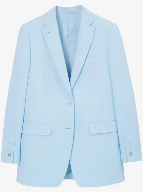 Burberry blazer en laine à simple boutonnage