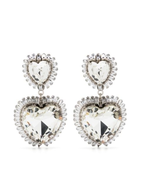 Alessandra Rich boucles d'oreilles serties de cristaux