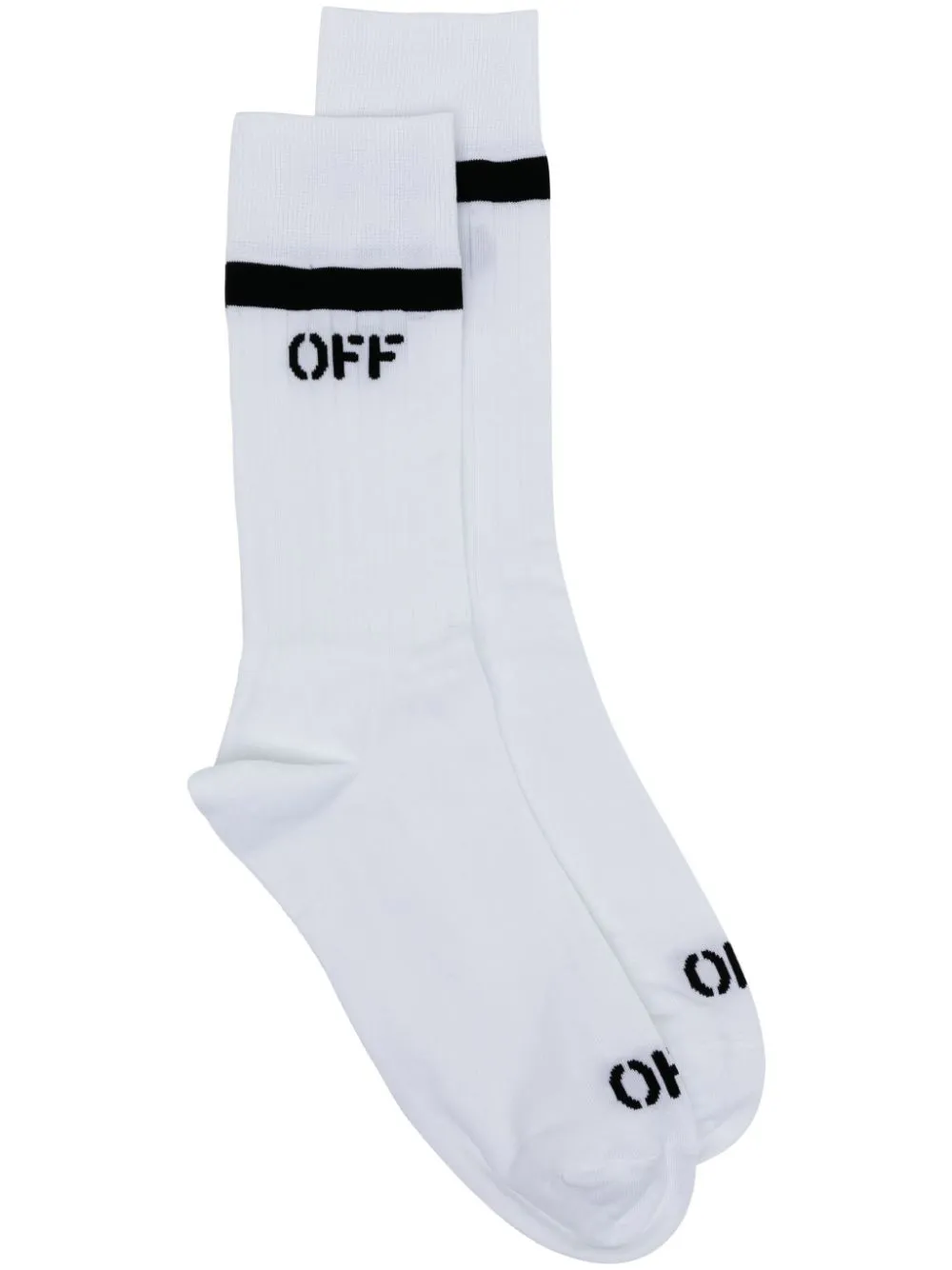 Off-White calcetines con logo en intarsia | Image 1