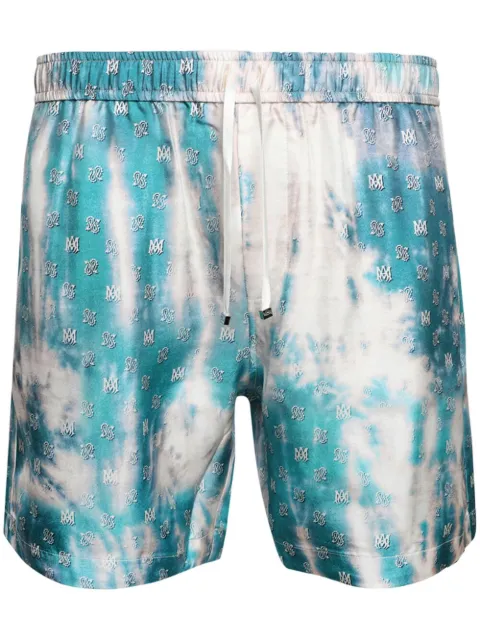 AMIRI bermudas con pretina elástica y monograma estampado 