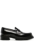 Off-White chunky-sole leather loafers - Black