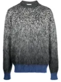 Off-White Arrows-print degradé-effect jumper - Grey