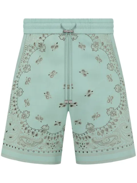 AMIRI bermudas con estampado de bandana
