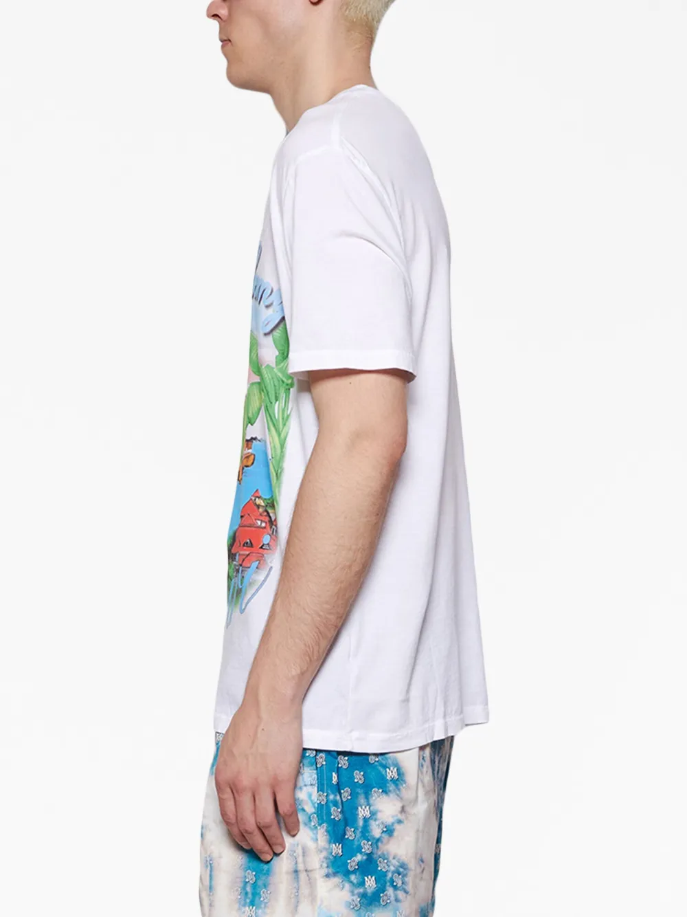 AMIRI T-shirt met grafische print Wit