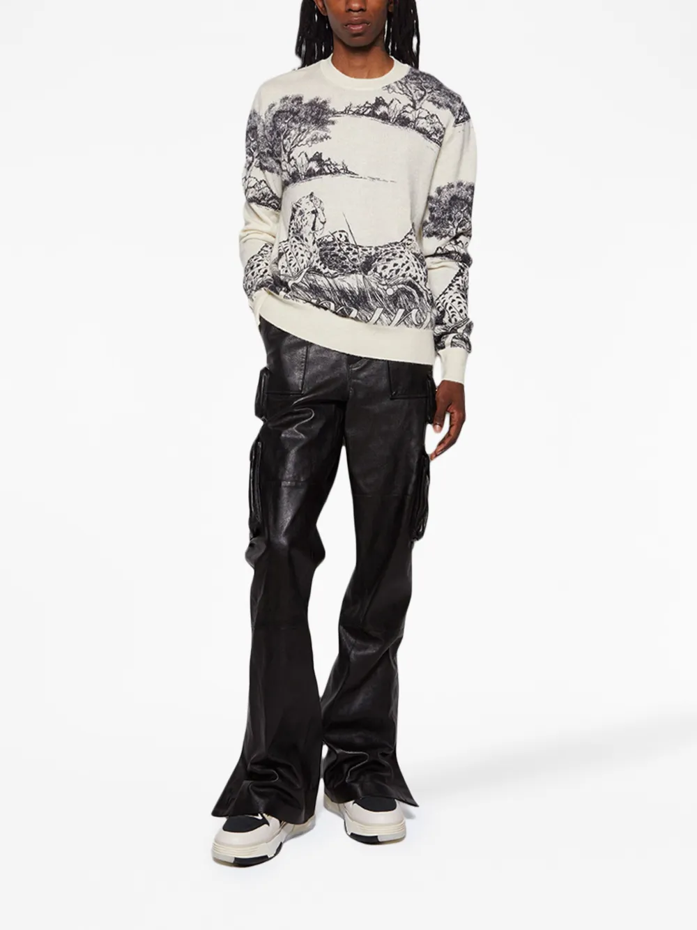 AMIRI Straight broek - Zwart