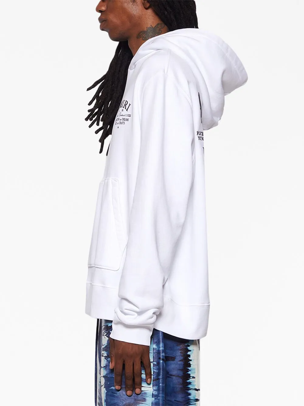 AMIRI logo-print Cotton Hoodie | White | FARFETCH JO AMIRI logo-print Cotton Hoodie | White | FARFETCH JO