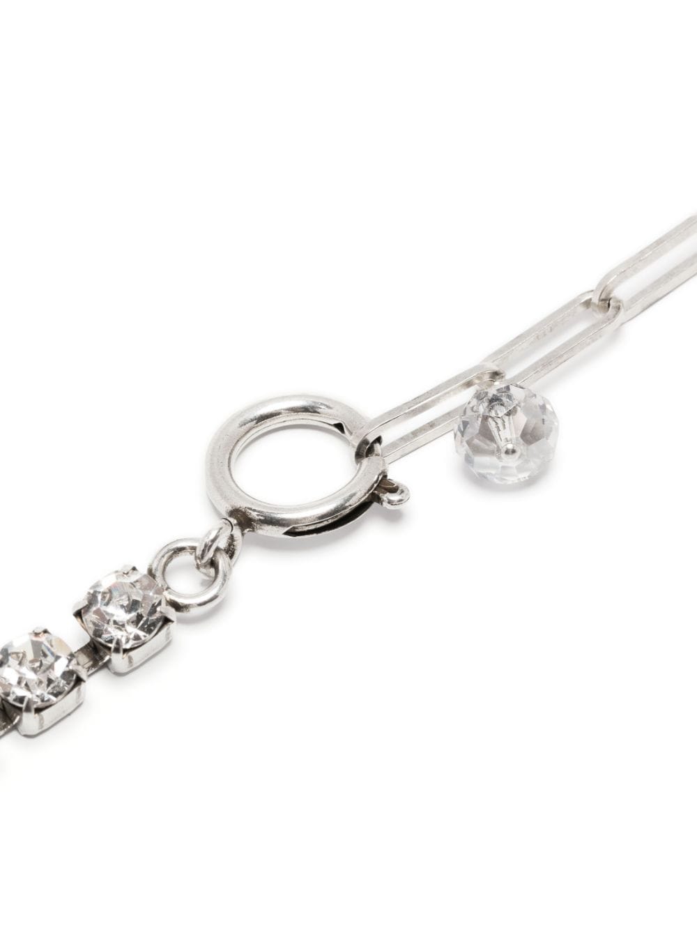 Shop Isabel Marant Crystal-embellished Choker Necklace In Silber