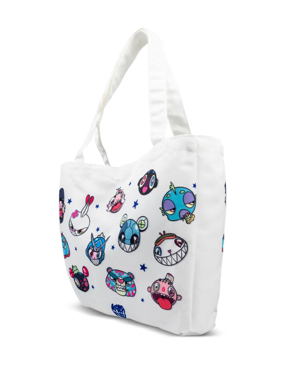 Karafuru X Noodles X Mindblowon Universe Tote Bag In White