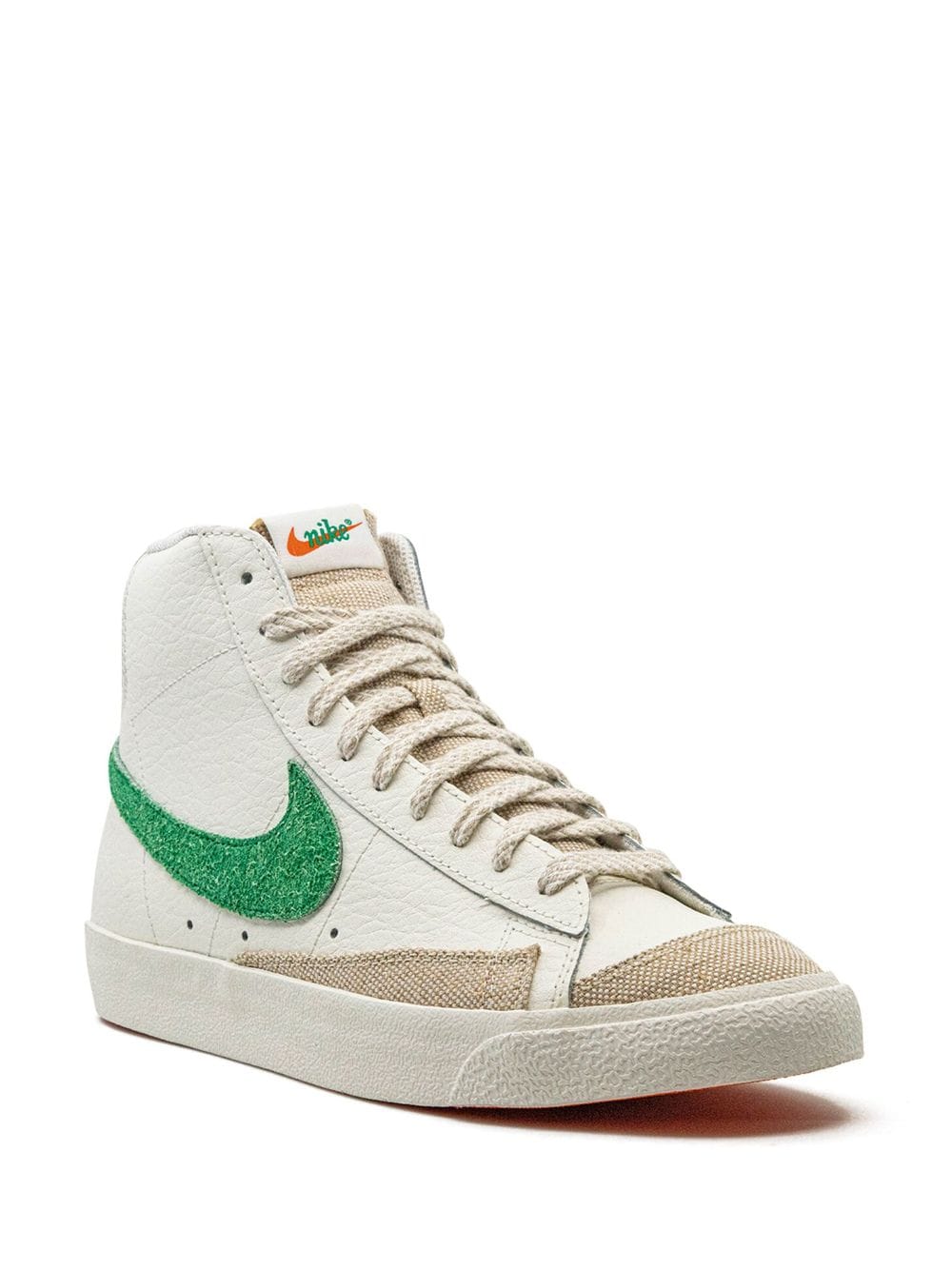 Shop Nike Blazer Mid '77 Vintage "sail Stadium Green" Sneakers In White