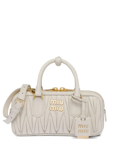 Miu Miu Arcadie matelassé nappa leather bag
