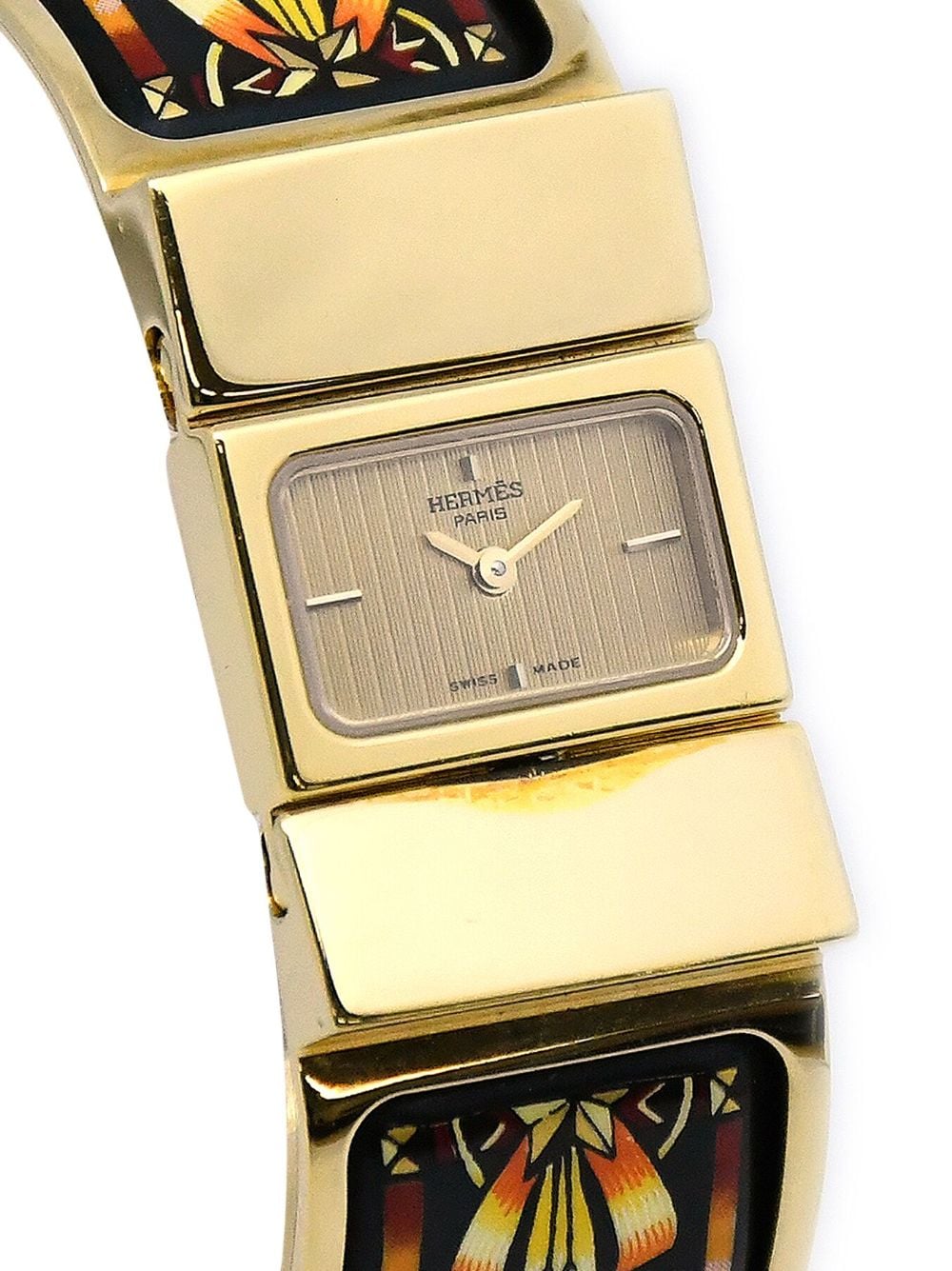 Hermès 1990-2000 pre-owned Cloisonne Ware horloge - Goud
