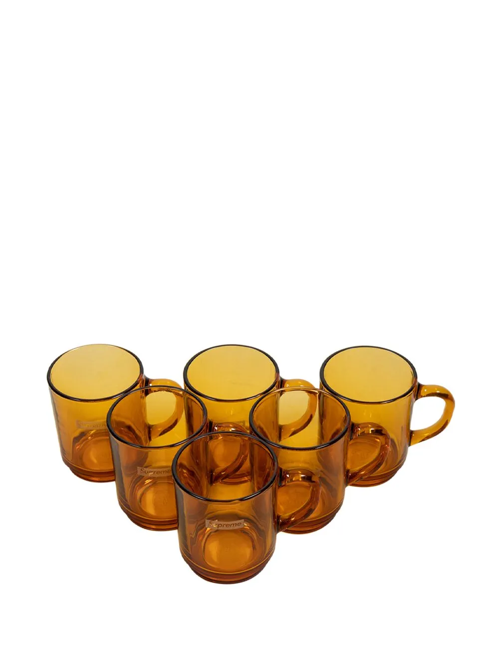 x Duralex glass mugs (set of 6)