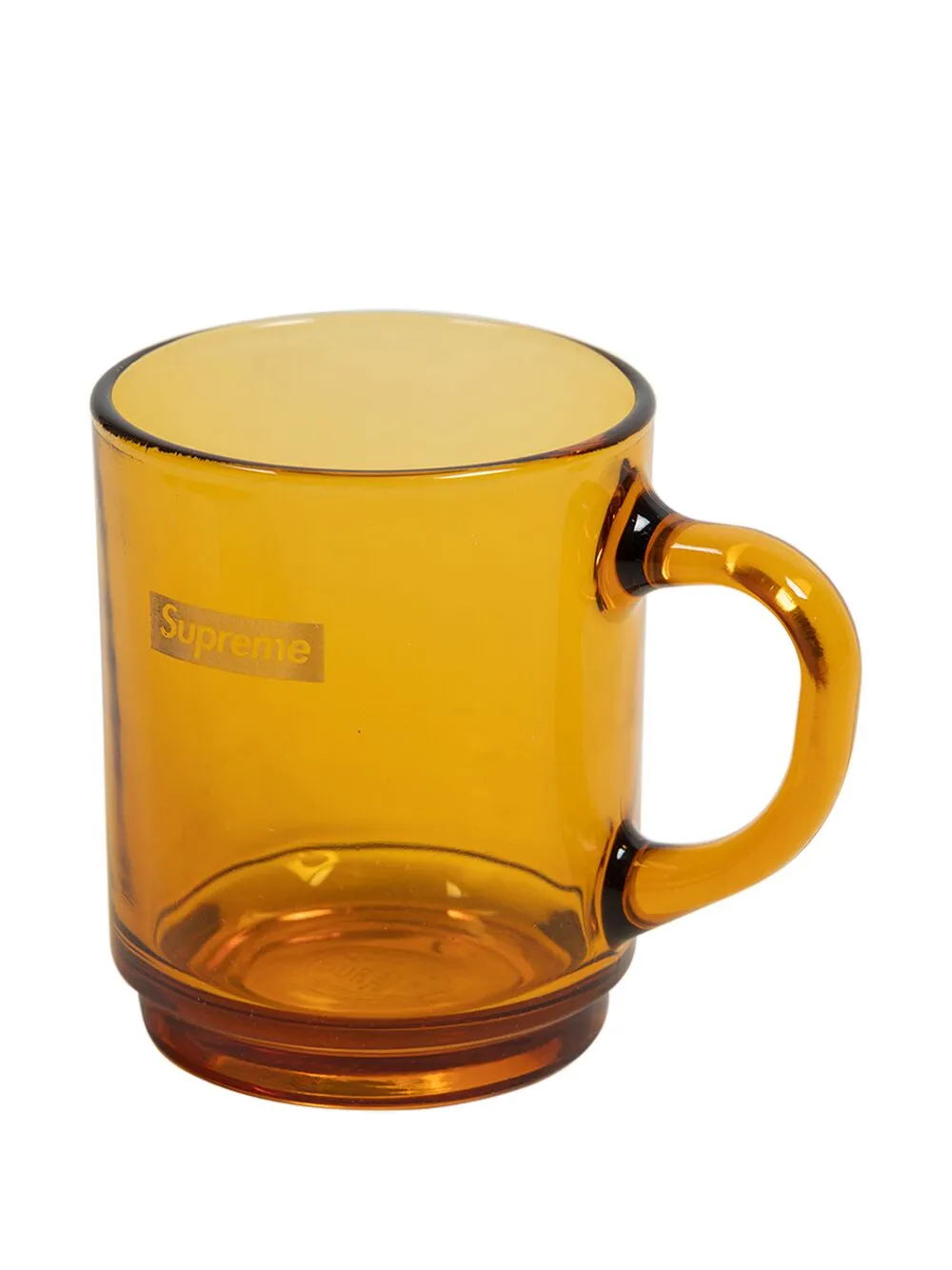 Amber Glass Mug