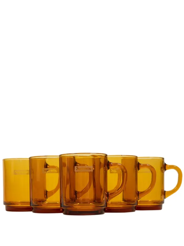 x Duralex glass mugs (set of 6)