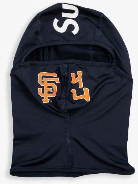 Supreme x MLB Kanji Teams "San Francisco Giants - Navy" lightweight balaclava 