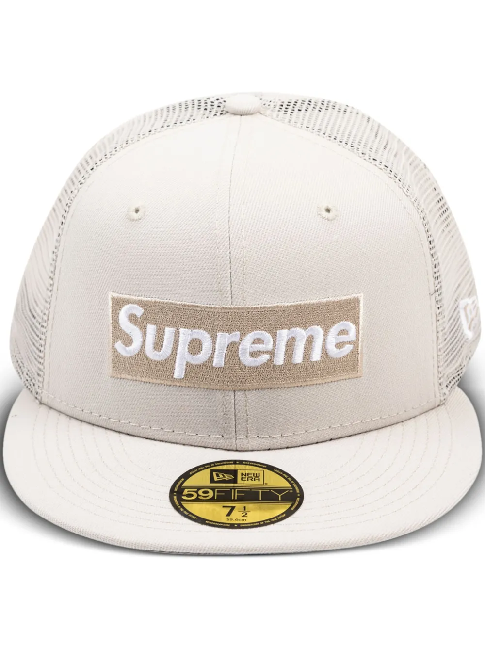 New Era X  Box Logo Mesh Back "stone" Cap In Animal Print