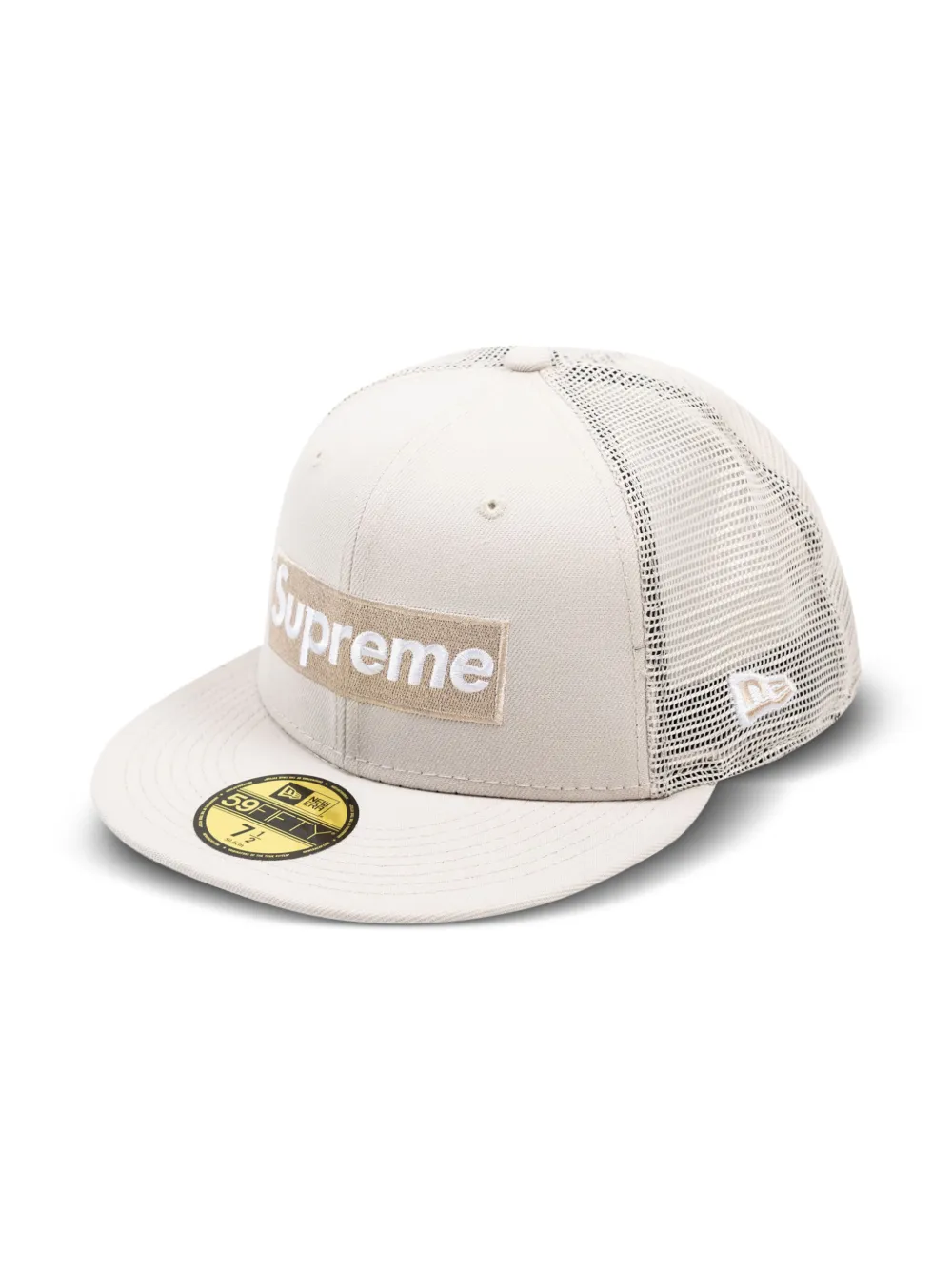 New Era X  Box Logo Mesh Back "stone" Cap In Animal Print