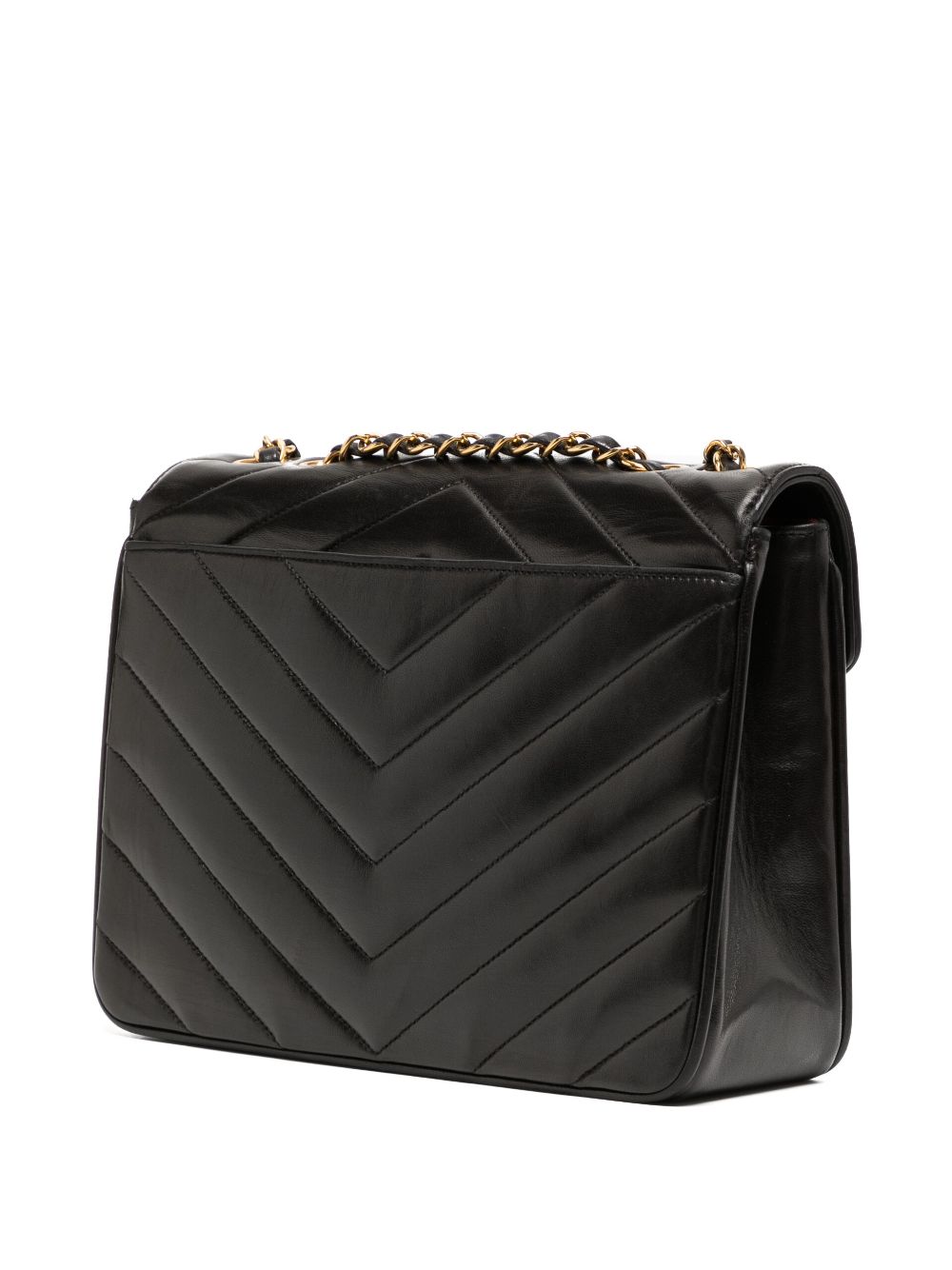 CHANEL 1992 chevron-quilted shoulder bag Women