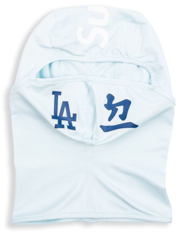 Supreme MLB Kanji Teams Lightweight Balaclava Los Angeles Dodgers - Pale Blue