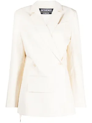 jacquemus ジャックムス　トレンチコート　ホワイト　リネン　白　コットン jacquemus ジャックムストレンチコートホワイトリネン白コットン