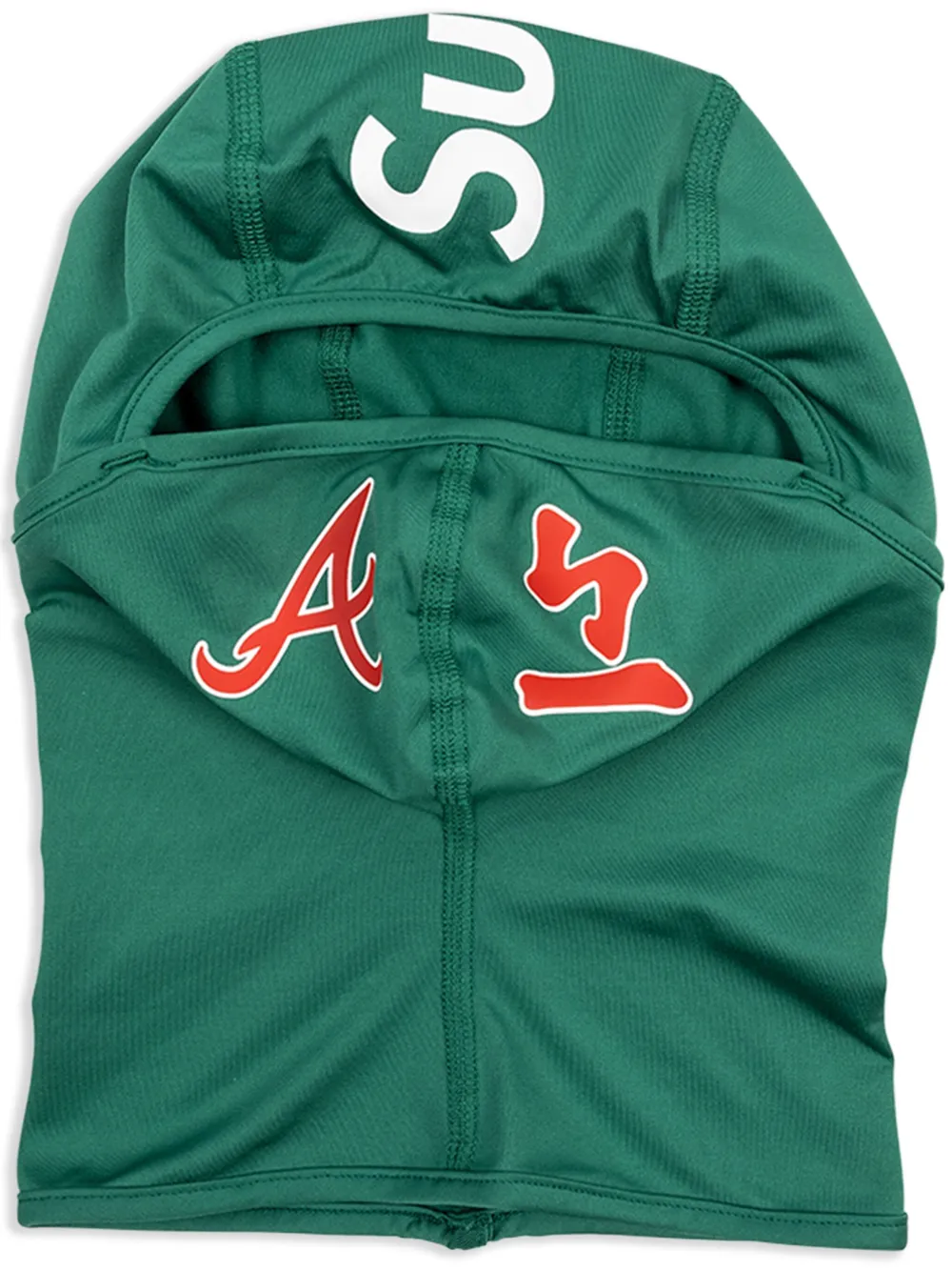 Supreme MLB Kanji Teams Lightweight Balaclava Atlanta Braves - Light Pine - Green