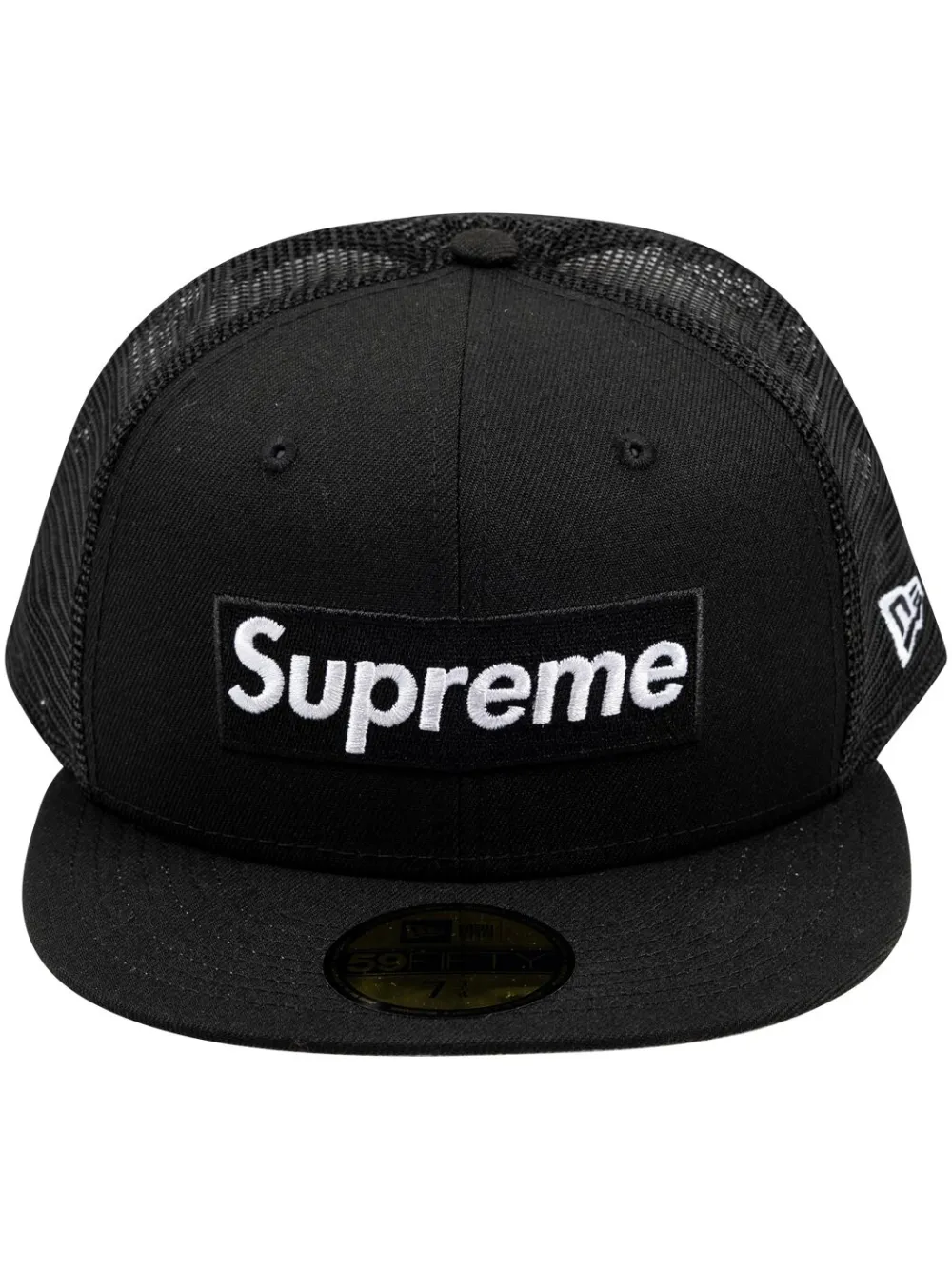 NEW ERA CAP x New Era box logo mesh "Olive" cap | Black | Image 1