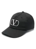 Valentino Garavani VLogo cotton baseball cap - Black