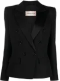 Alexandre Vauthier double-breasted wool blazer - Black
