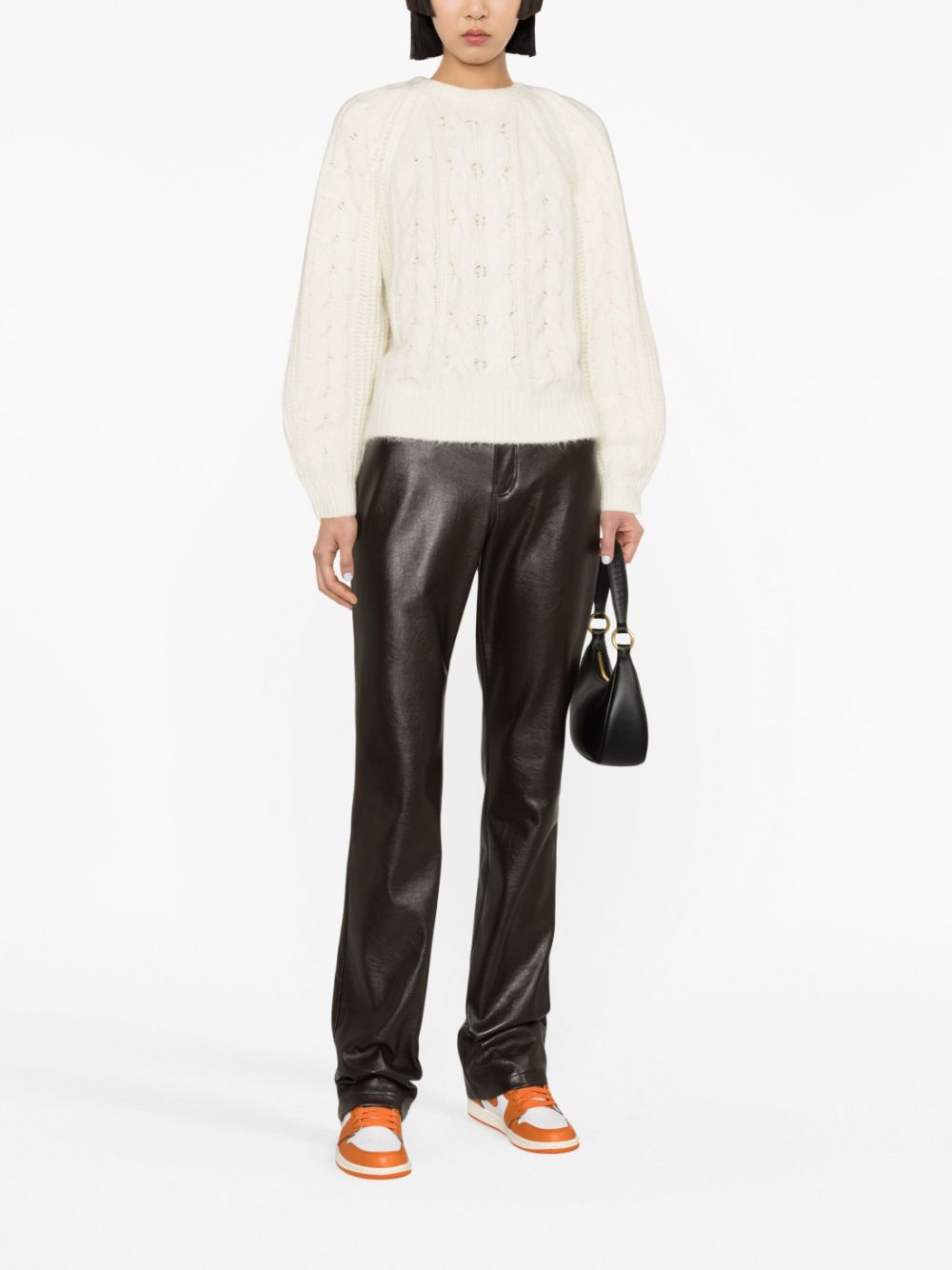 Maje cable-knit Jumper - Farfetch