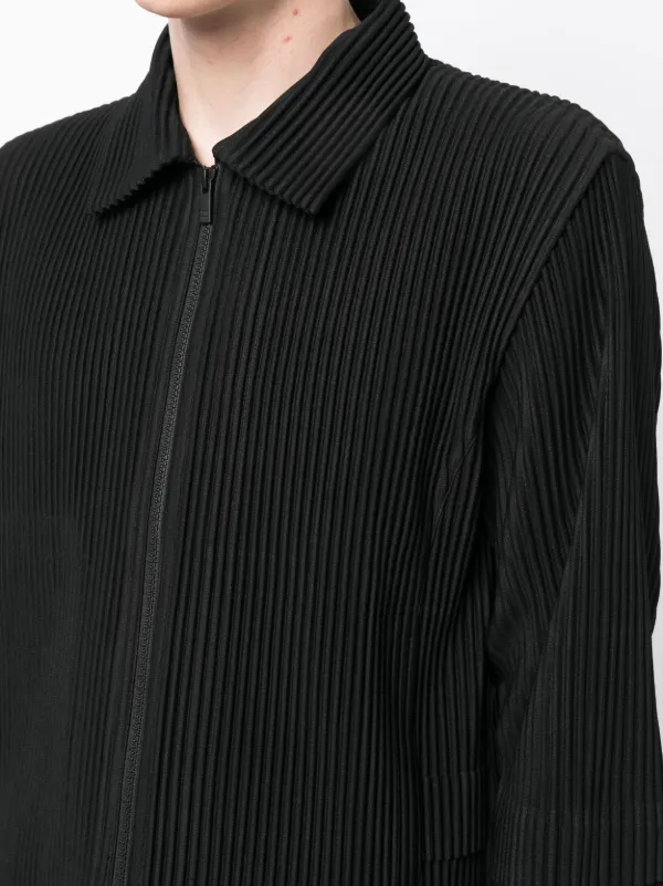 Homme Plissé Issey Miyake Pleated Cargo Shirt Jacket - Farfetch