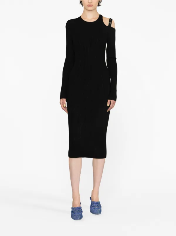 Blumarine カットアウト ドレス | ブラック | FARFETCH JP