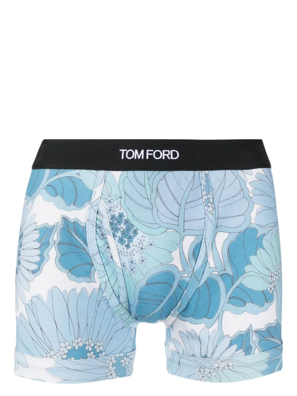 Tom Ford Floral Print Stretch Cotton Boxers Farfetch