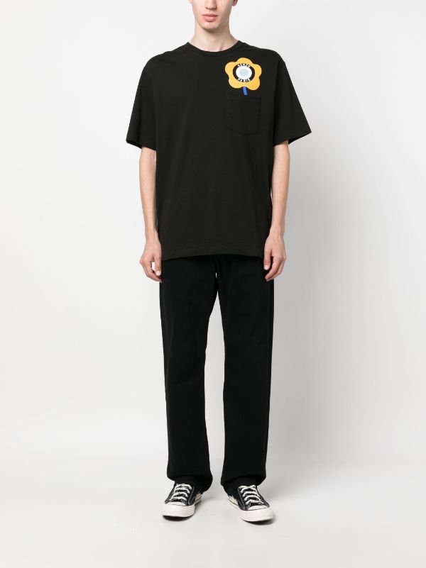 KENZO Target Oversize Cotton T-shirt in Gray for Men