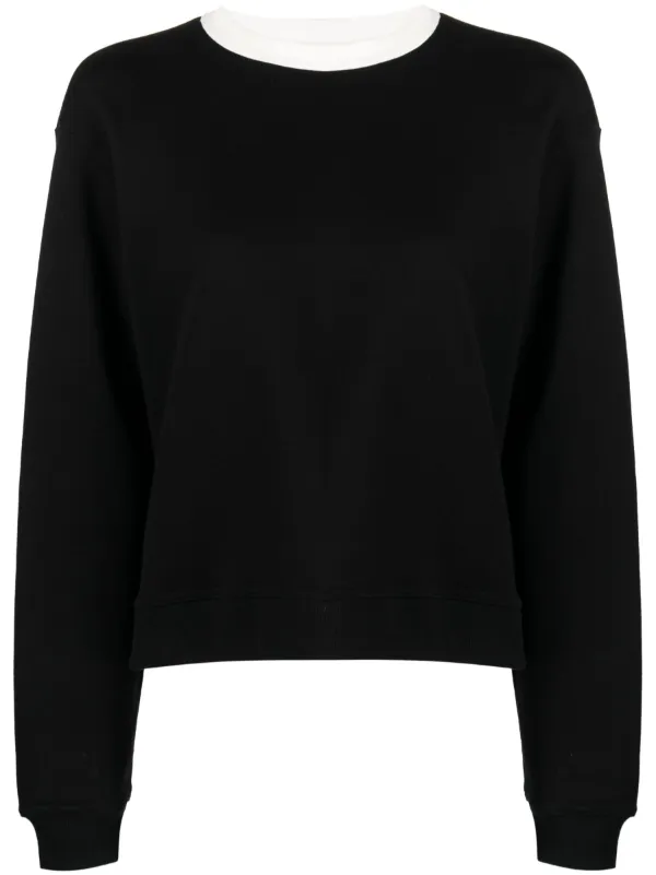 Open back sweatshirt hot sale