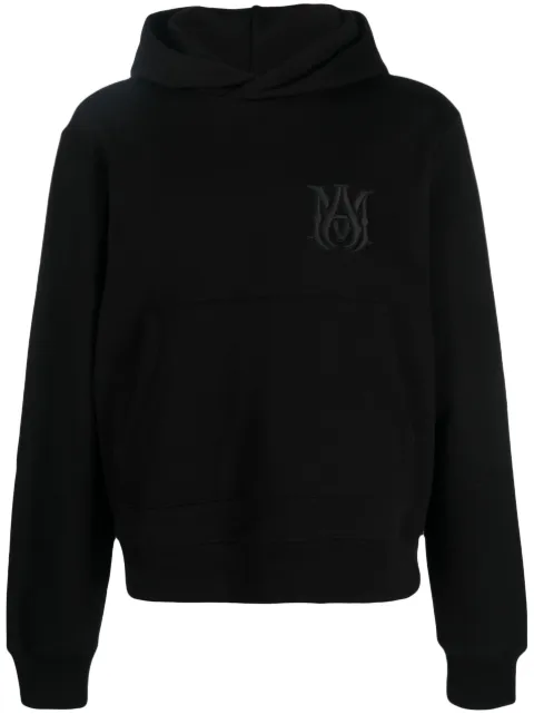 AMIRI logo-embroidered cotton hoodie