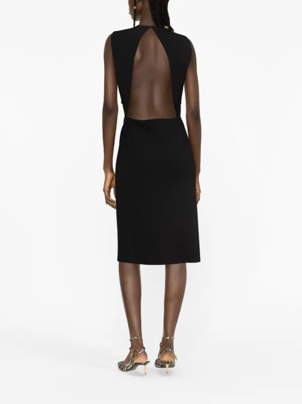 Sportmax open-back Sleeveless Dress | Black | FARFETCH JO