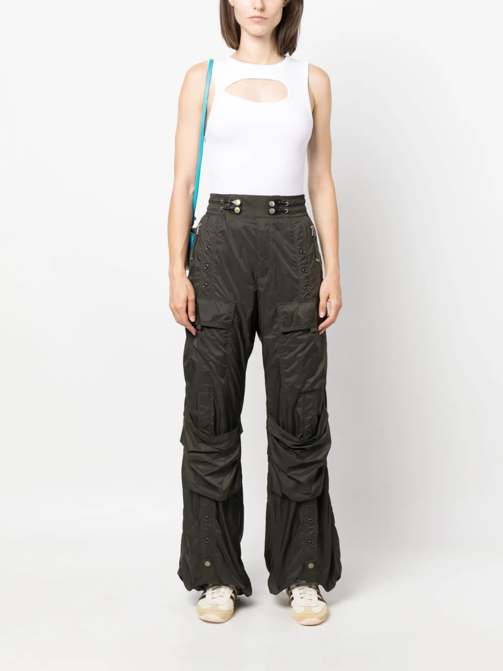 REMAIN cut-out cotton tank top - Wit