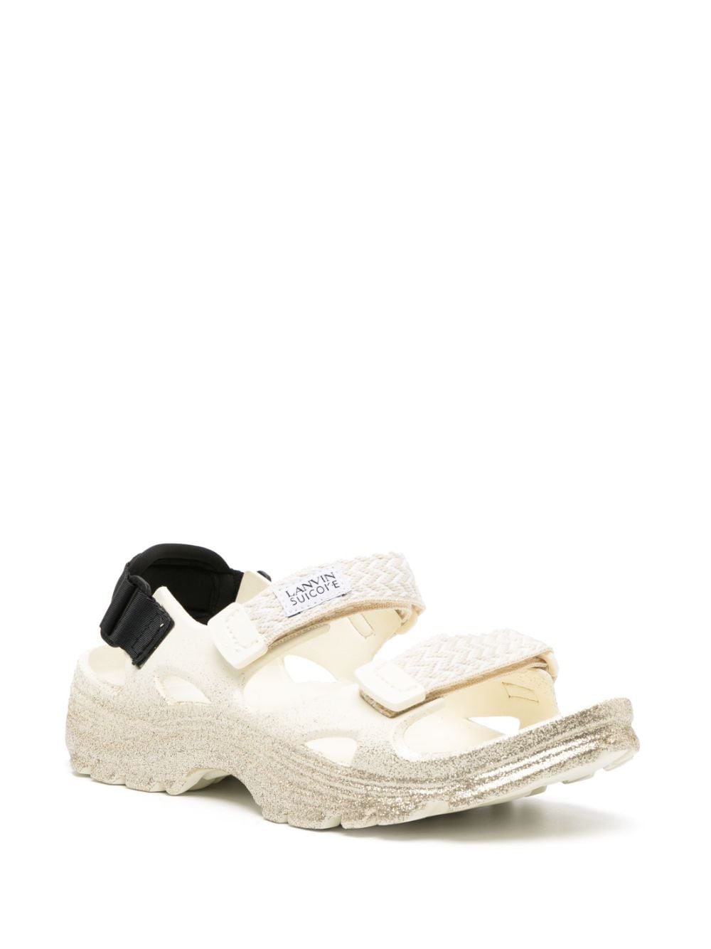 Lanvin x Suicoke Wake Curb sandals - Beige