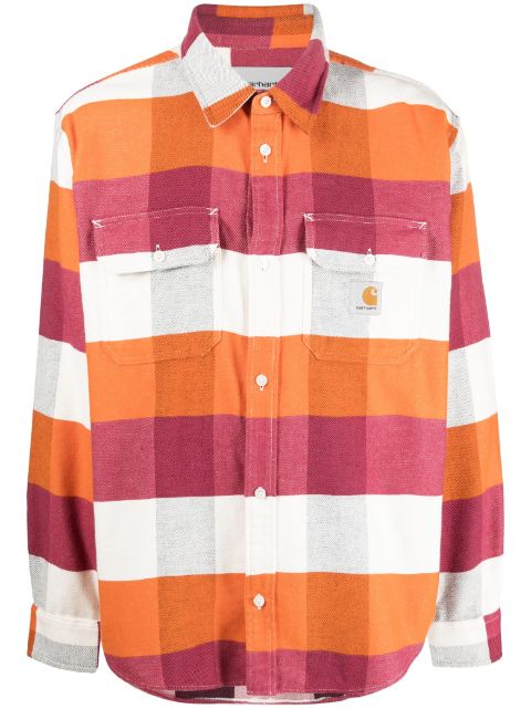 Carhartt WIP - checked flannel shirt