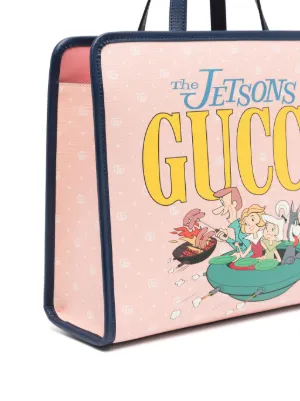 Gucci Kids The Jetson's プリント ハンドバッグ | ピンク | FARFETCH JP