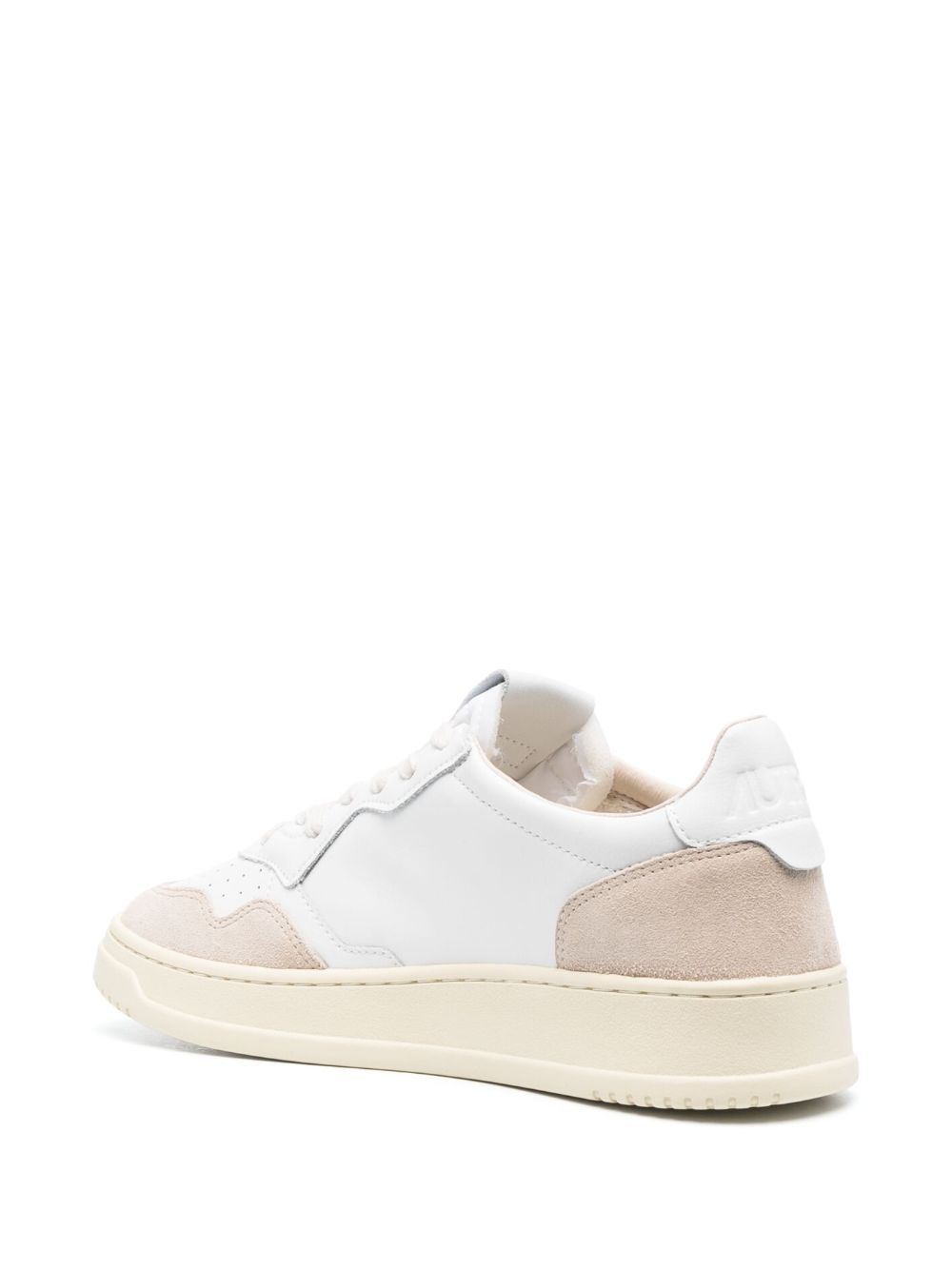 Autry Medalist suede-panels Leather Sneakers - Farfetch