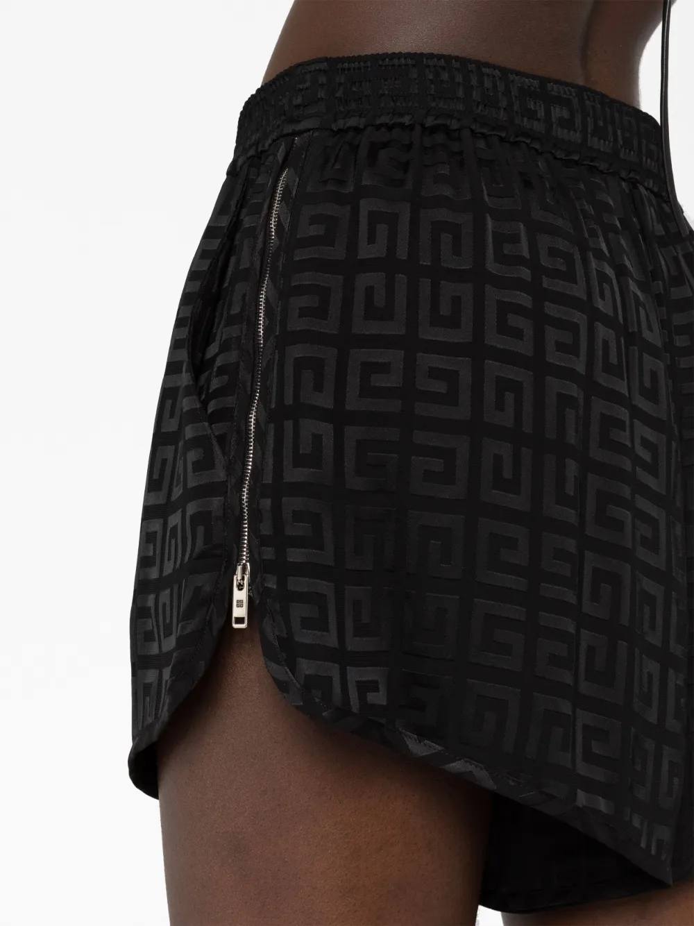 Givenchy 4G-print mini shorts Zwart