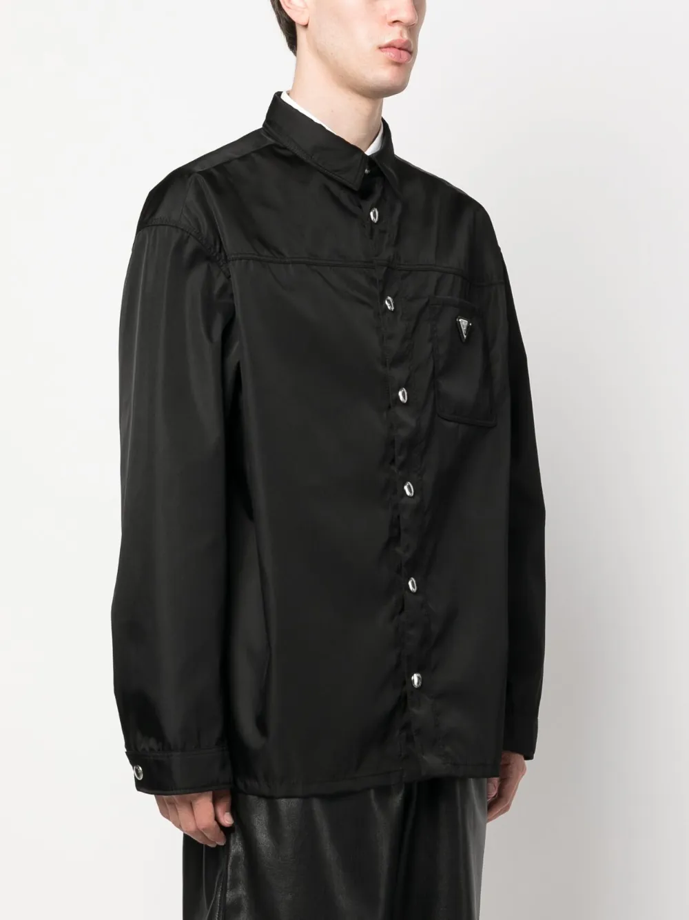 Prada Re Nylon long sleeved Shirt Farfetch