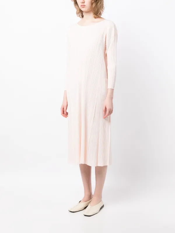 Pleats Please Issey Miyake Mellow Pleats Plissé Midi Dress - Farfetch