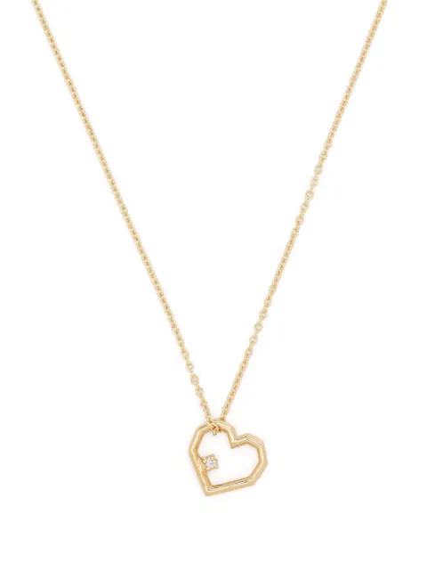 Aliita mini heart rhinestone necklace