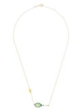 Aliita 9kt yellow gold racquet necklace