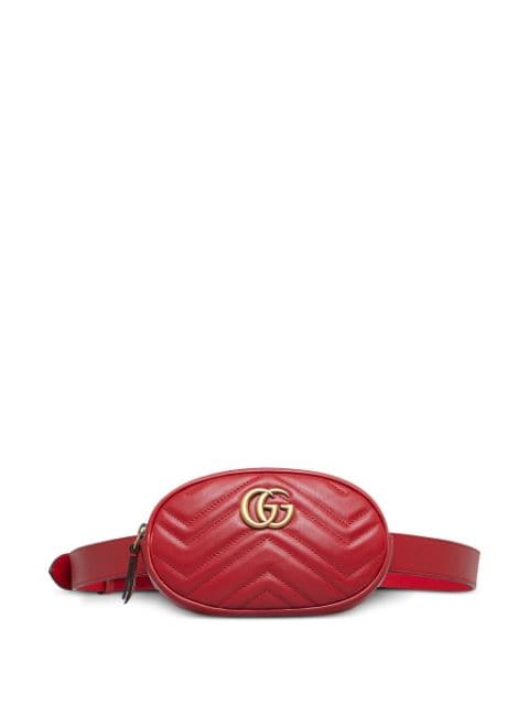 Gucci Marmont Red Passport Cover