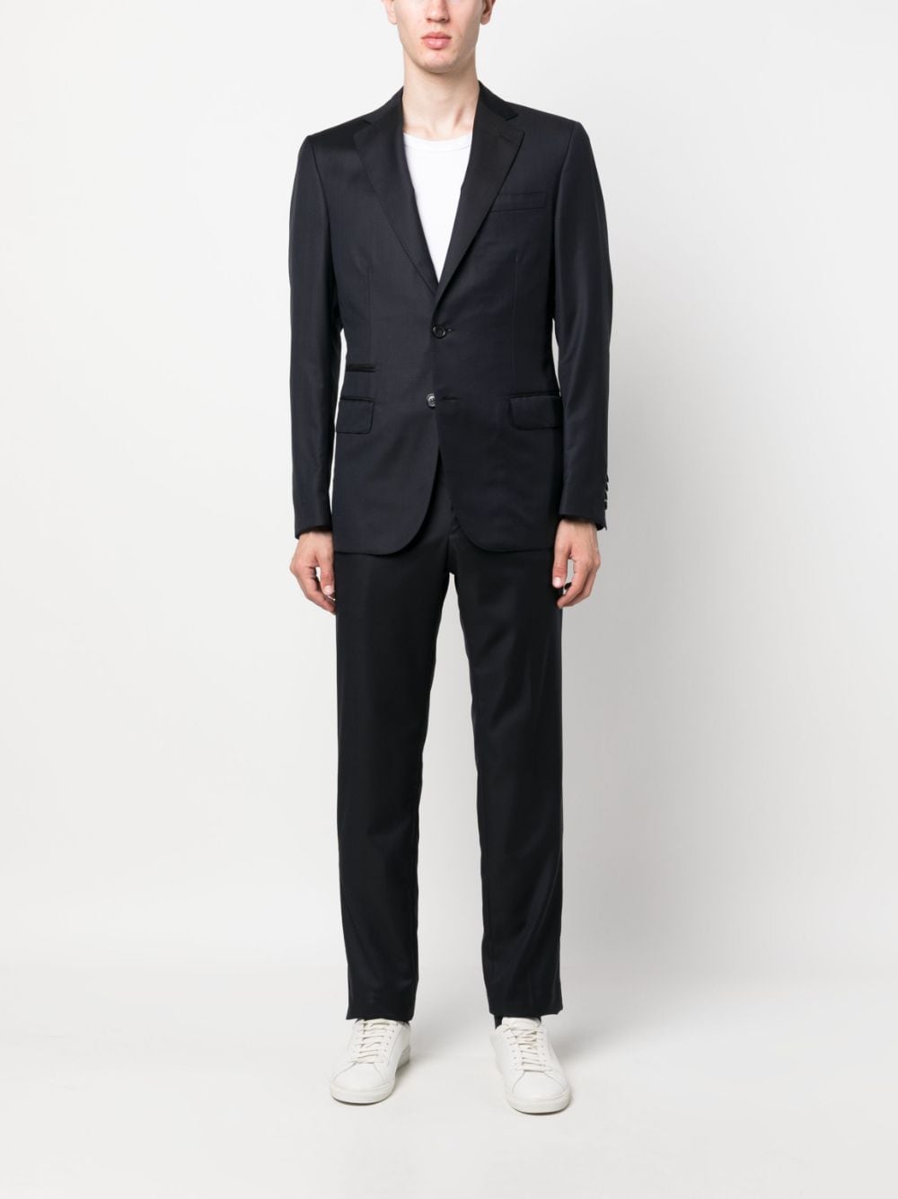 Brioni single-breasted suit - Blauw