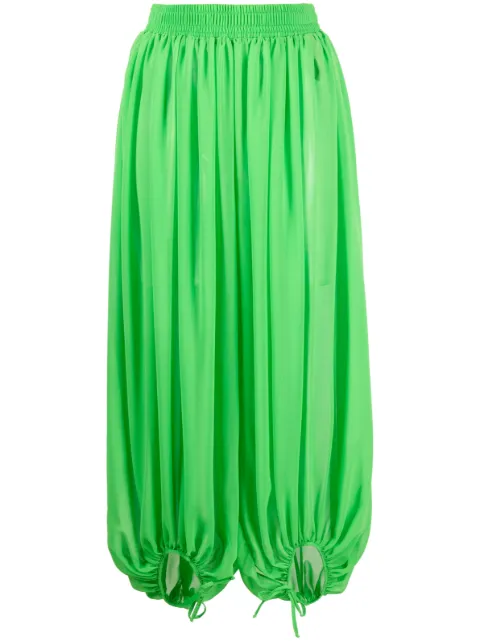 STYLAND pleated cropped balloon trousers